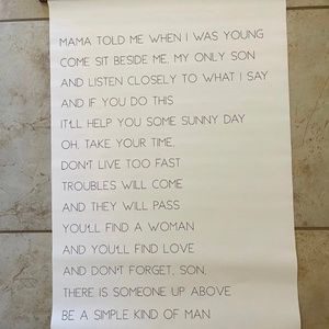 Simple Man by Lynyrd Skynyrd Canvas Print & Frame